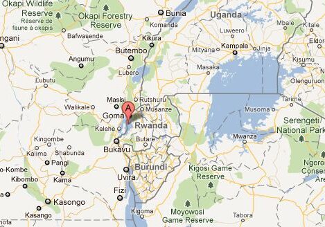 Central-Africa-Map-showing-Lake-Kivu