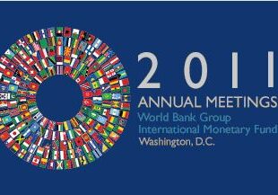 logo of the 2011 annual meetings of the World Bank Group